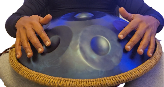 DJ on the handpan