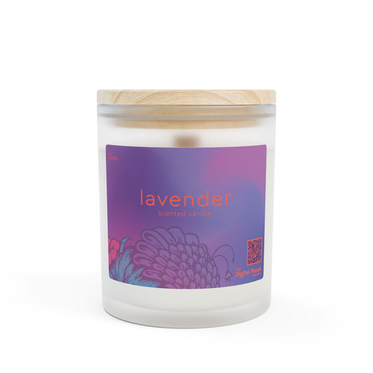 CKC Cares' Zen Collection: Lavender Frosted Glass Candle - A Digital Reset Companion for Evening Wind-Down