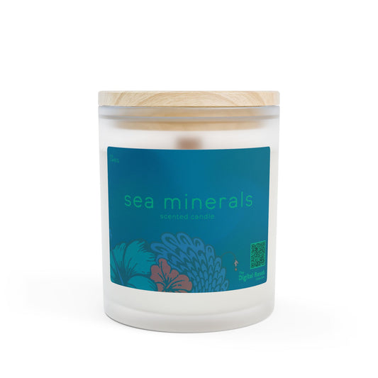 CKC Cares' Zen Collection: Sea Minerals Frosted Glass Candle - A Digital Reset Companion for Sustainable Energy