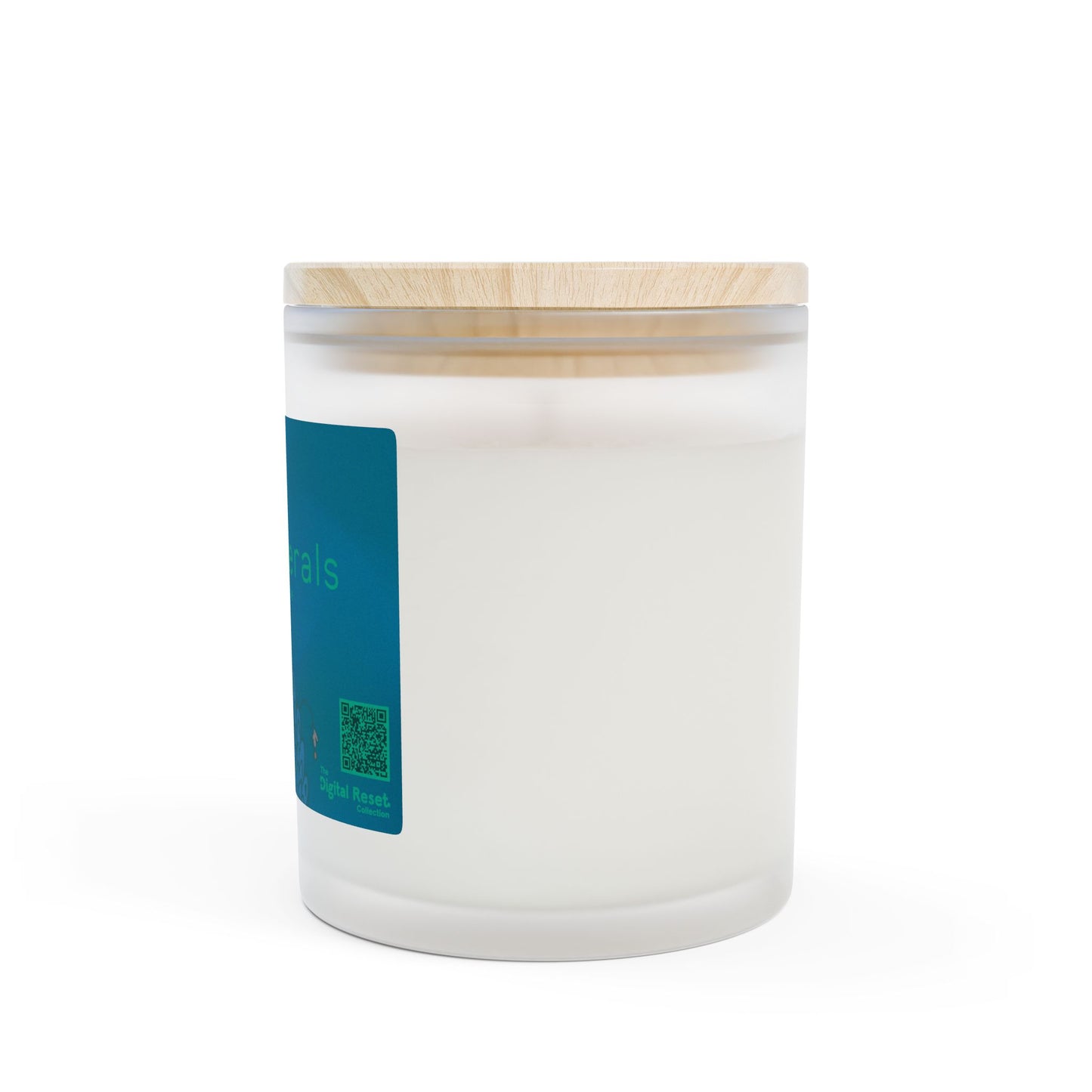 CKC Cares' Zen Collection: Sea Minerals Frosted Glass Candle - A Digital Reset Companion for Sustainable Energy