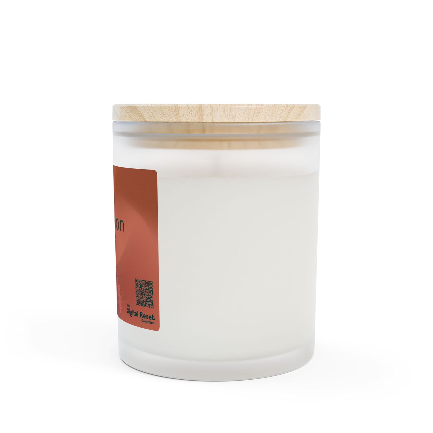 CKC Cares' Zen Collection: Chai Cinnamon Frosted Glass Candle - A Digital Reset Companion for Focused Deep Work