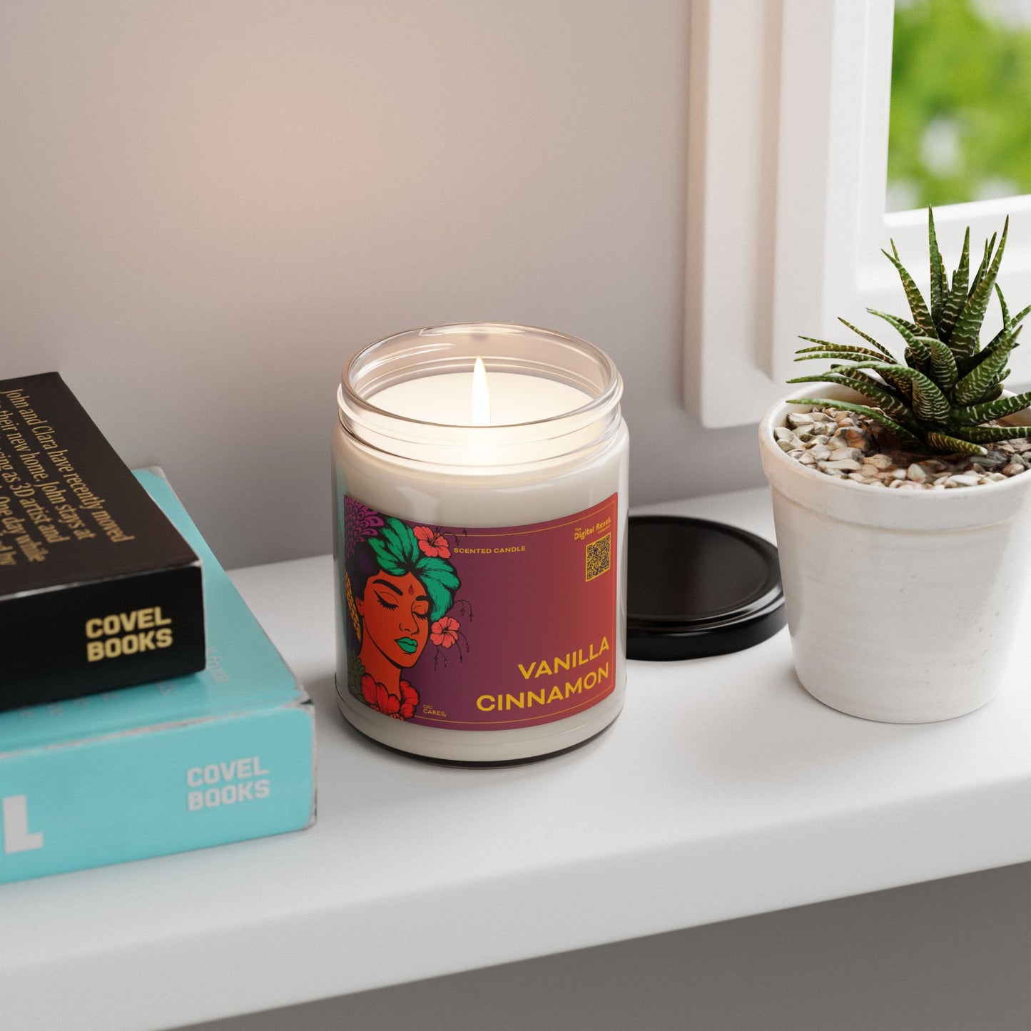 CKC Cares' Chillax Collection: Vanilla Cinnamon Aromatherapy Candle - Your Comfort Digital Reset Companion