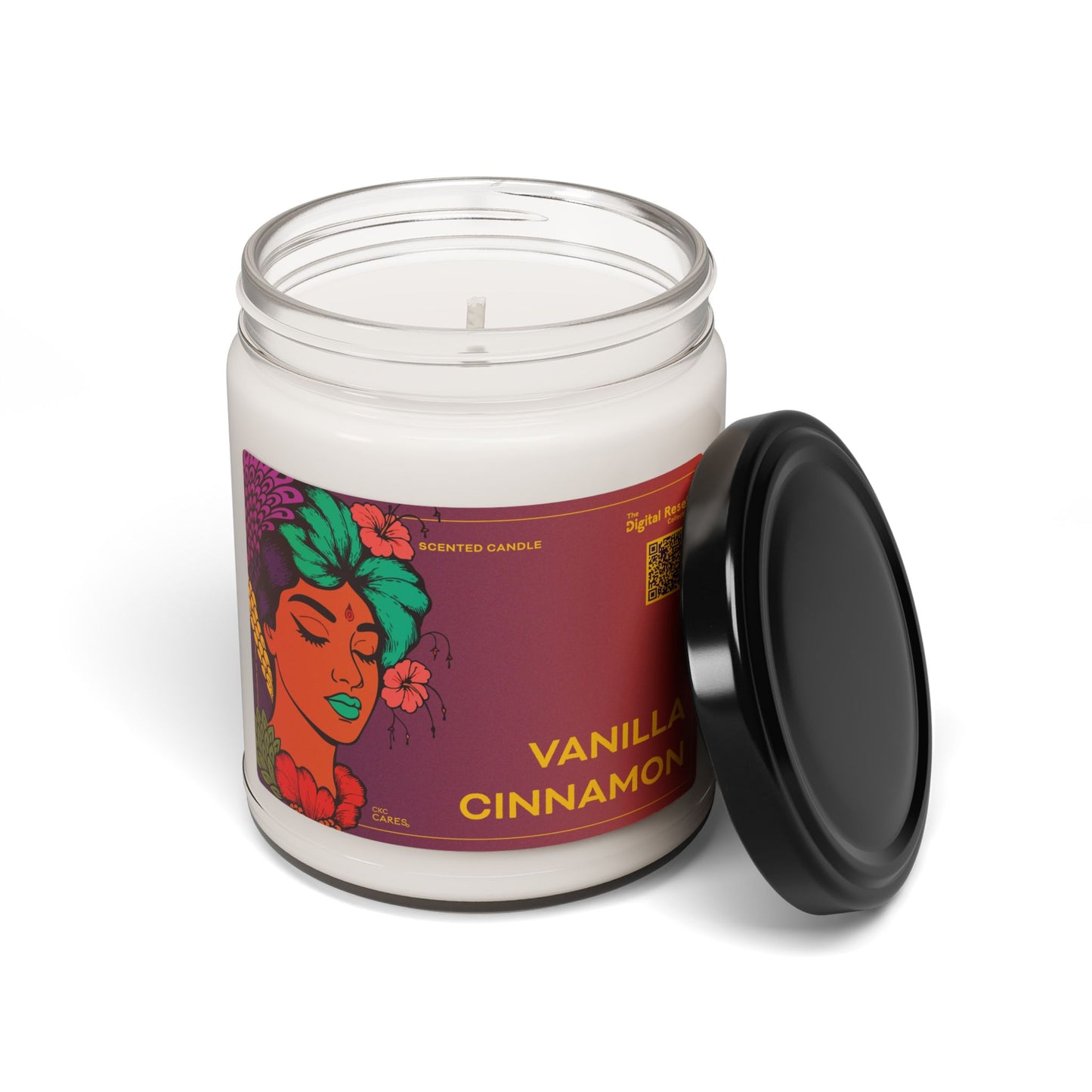 CKC Cares' Chillax Collection: Vanilla Cinnamon Aromatherapy Candle - Your Comfort Digital Reset Companion