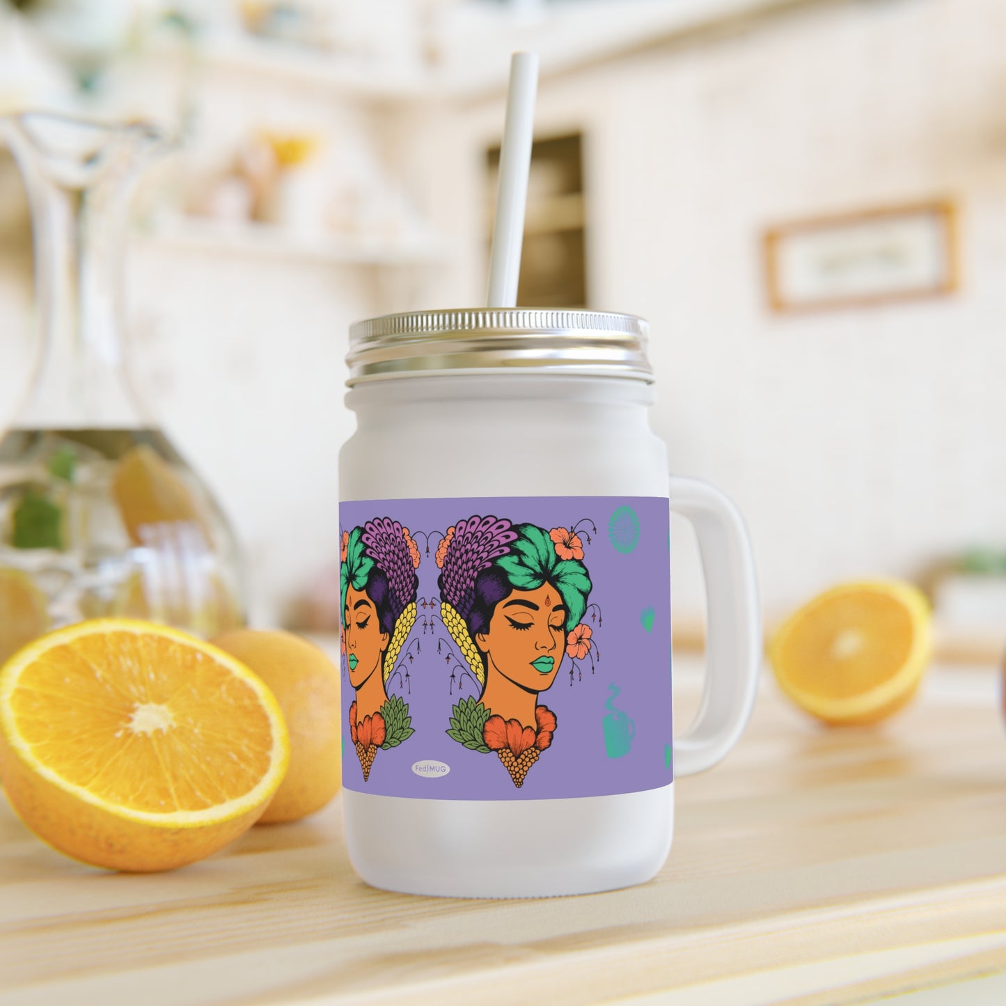 FedMUG™ Mason Jar (Female 1) — Your Digital Reset Companion
