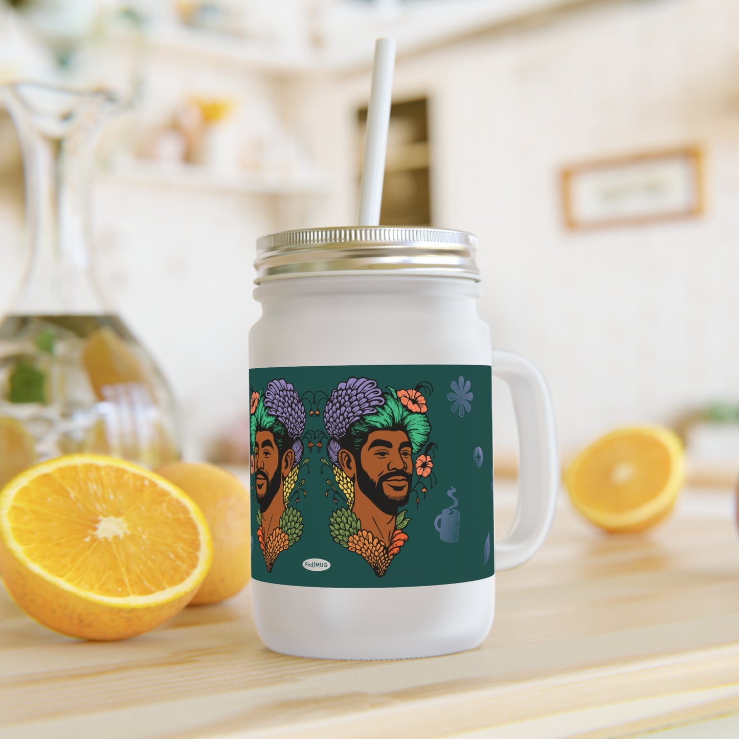 FedMUG™ Mason Jar (Male 2) — Your Digital Reset Companion