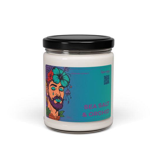 CKC Cares Chillax Collection: Sea Salt & Orchid Aromatherapy Candle - Your Clarity Digital Reset Companion