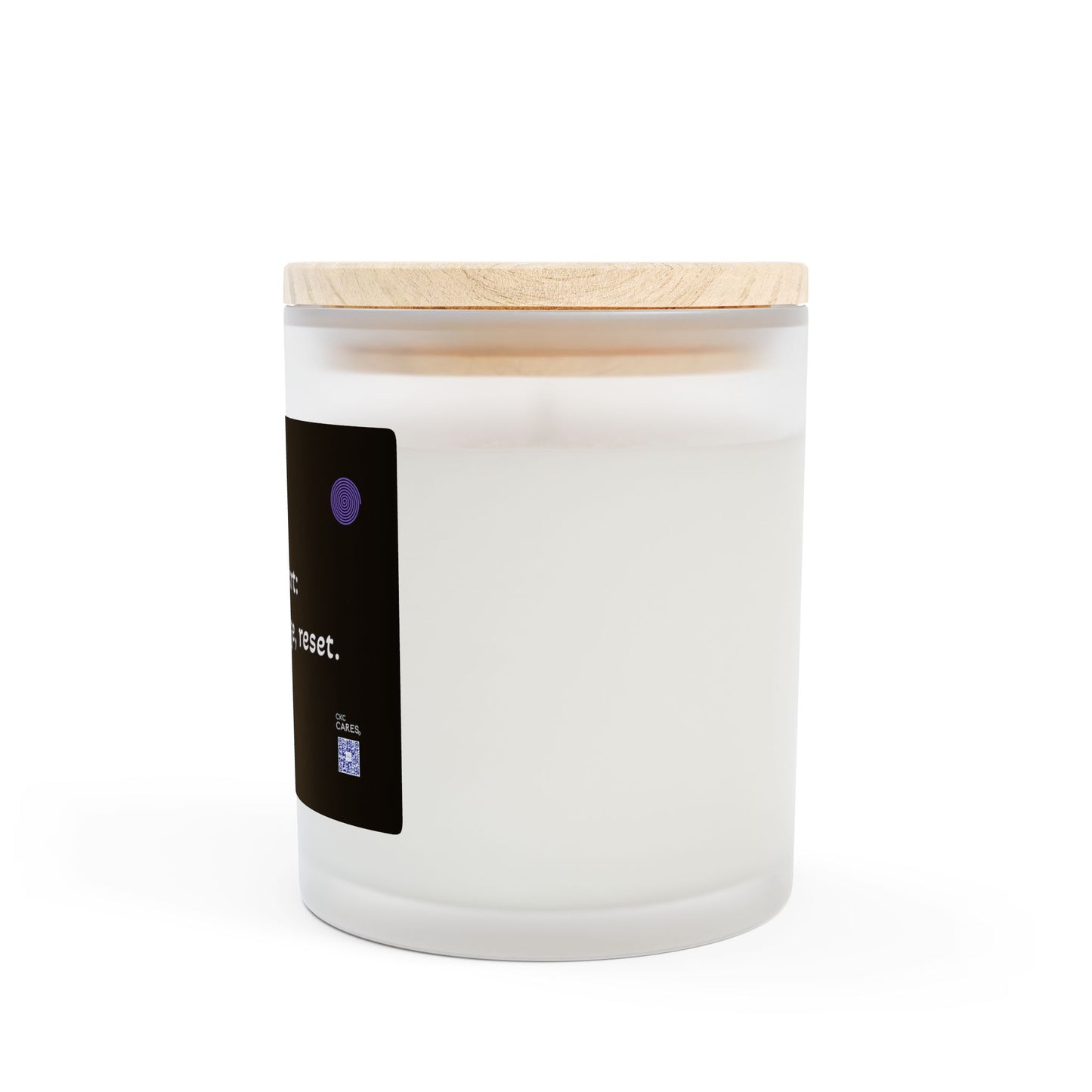 CKC Cares' RestSmart Candle Frosted Glass Candle, 11oz