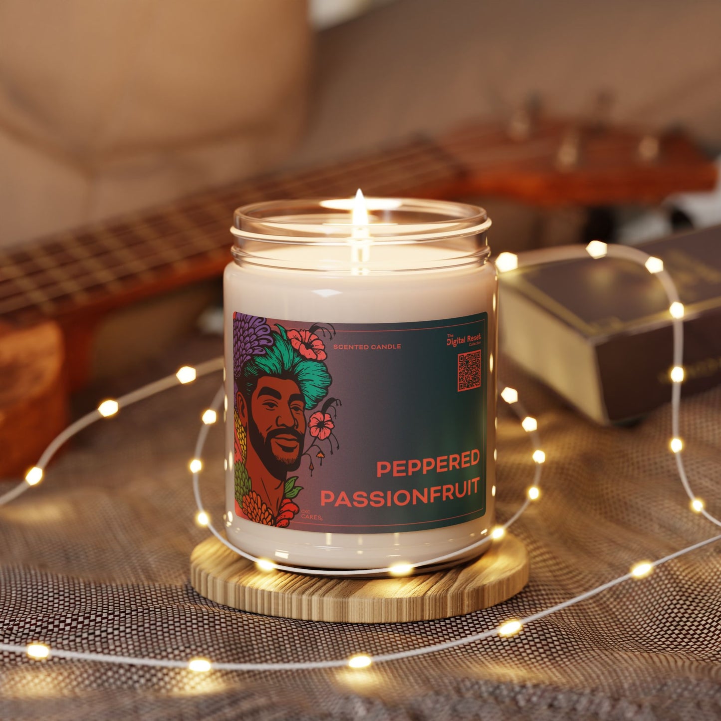 CKC Cares' Chillax Collection: Peppered Passionfruit Aromatherapy Candle - Your Creative Digital Reset Companion