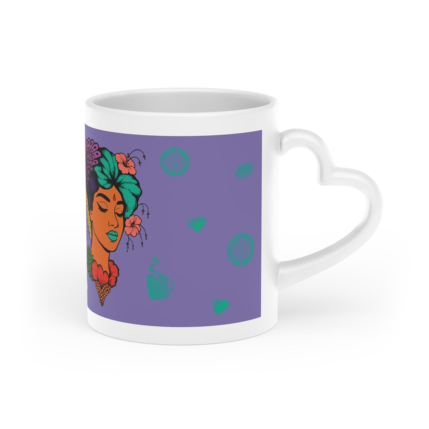 FedMUG Heart-Shaped Mug (Girl 1)