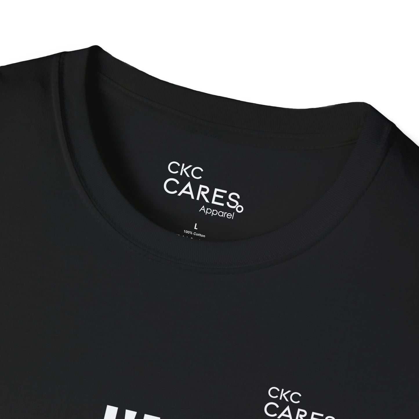 "I’m Not a Genius" Human-First Unisex T-Shirt (Black) | CKC Cares
