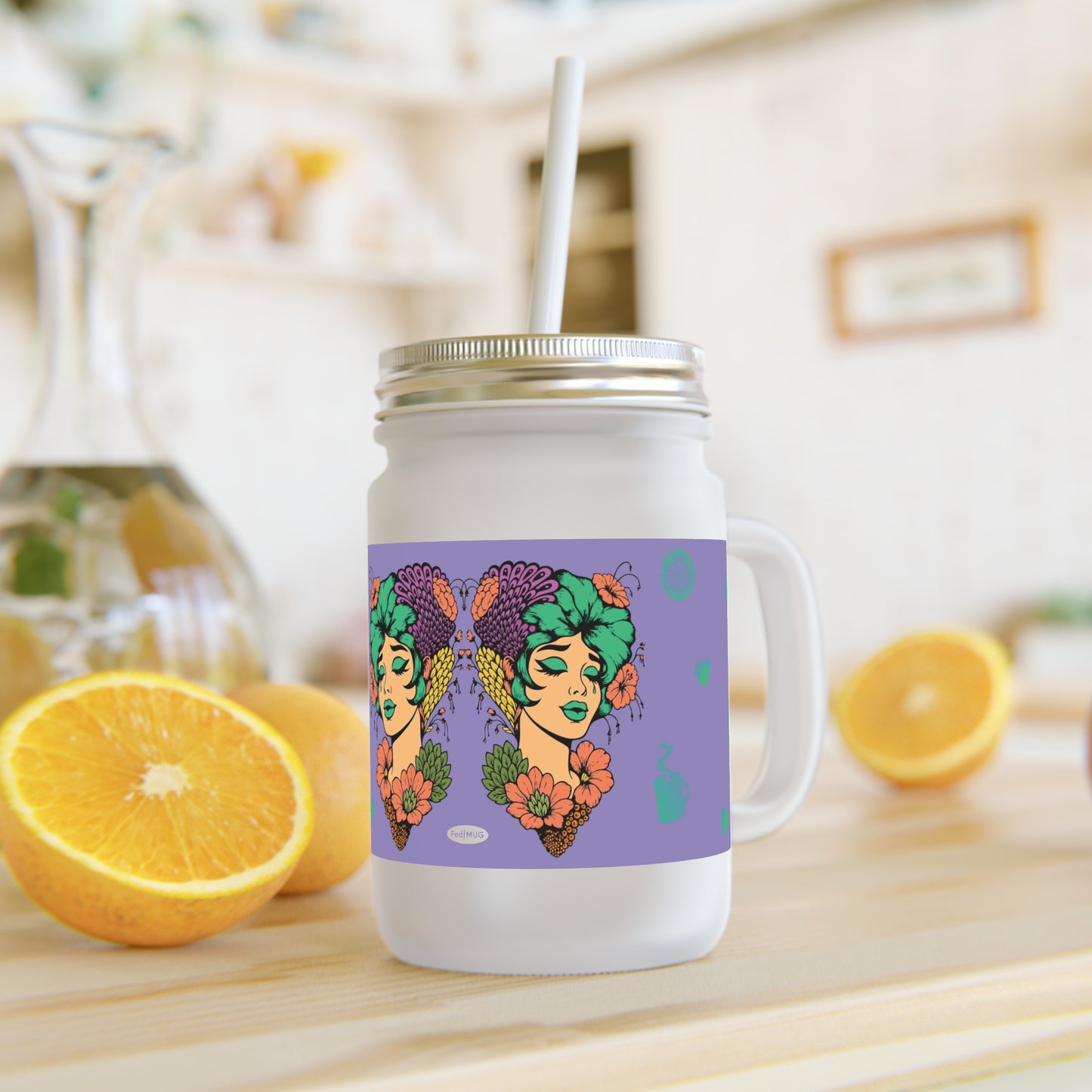 FedMUG™ Mason Jar (Female 2) — Your Digital Reset Companion