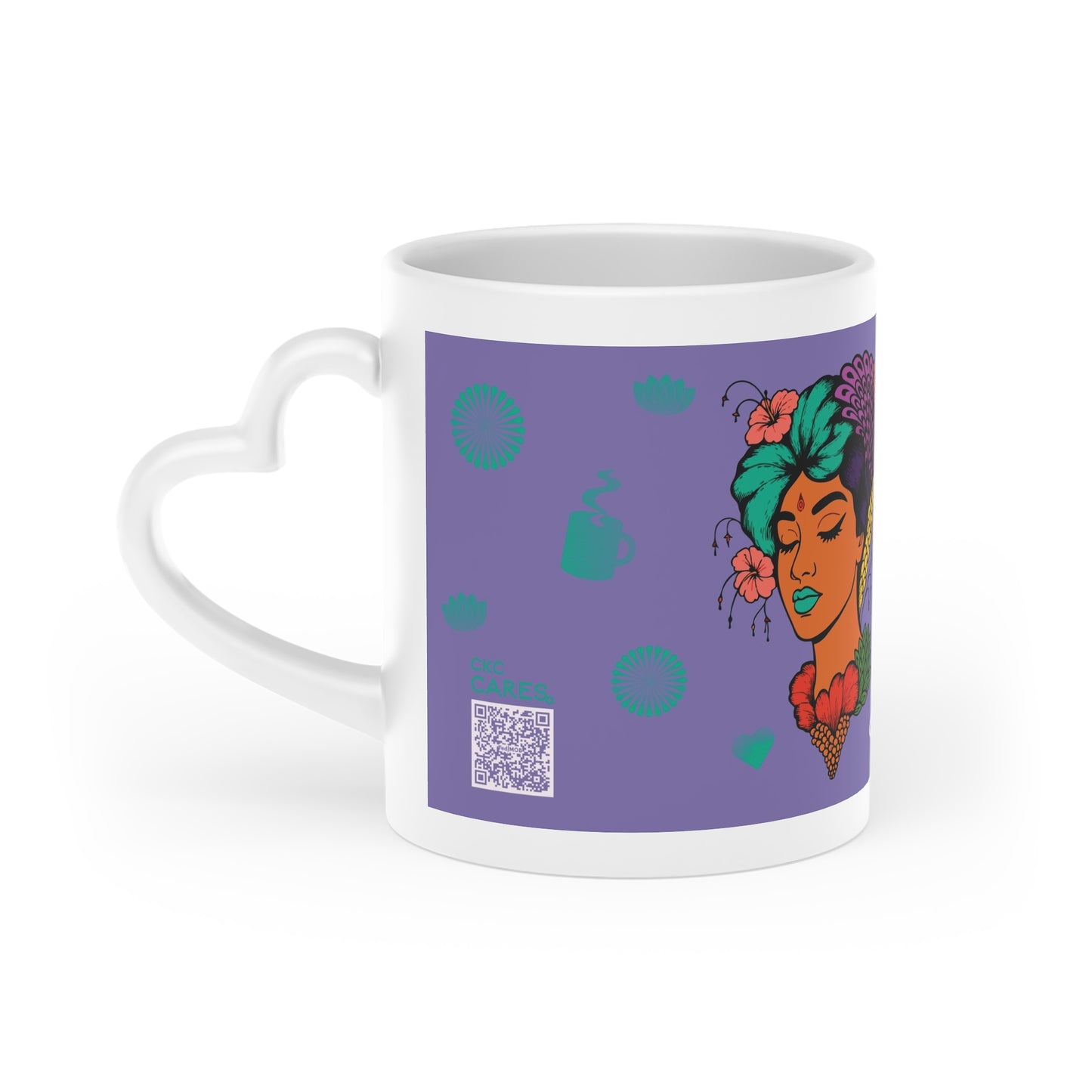 FedMUG Heart-Shaped Mug (Girl 2)