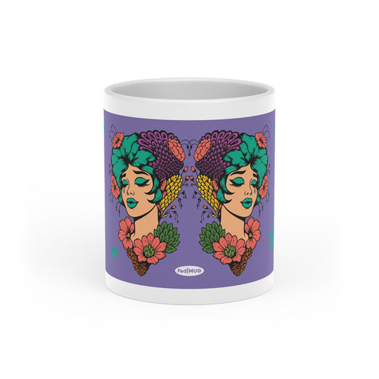 FedMUG Heart-Shaped Mug (Girl 2)