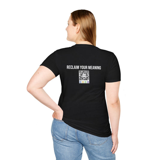 DE-AI-IFY ‘Reclaim Your Meaning’ Human-First Unisex T-Shirt (Black) | CKC Cares