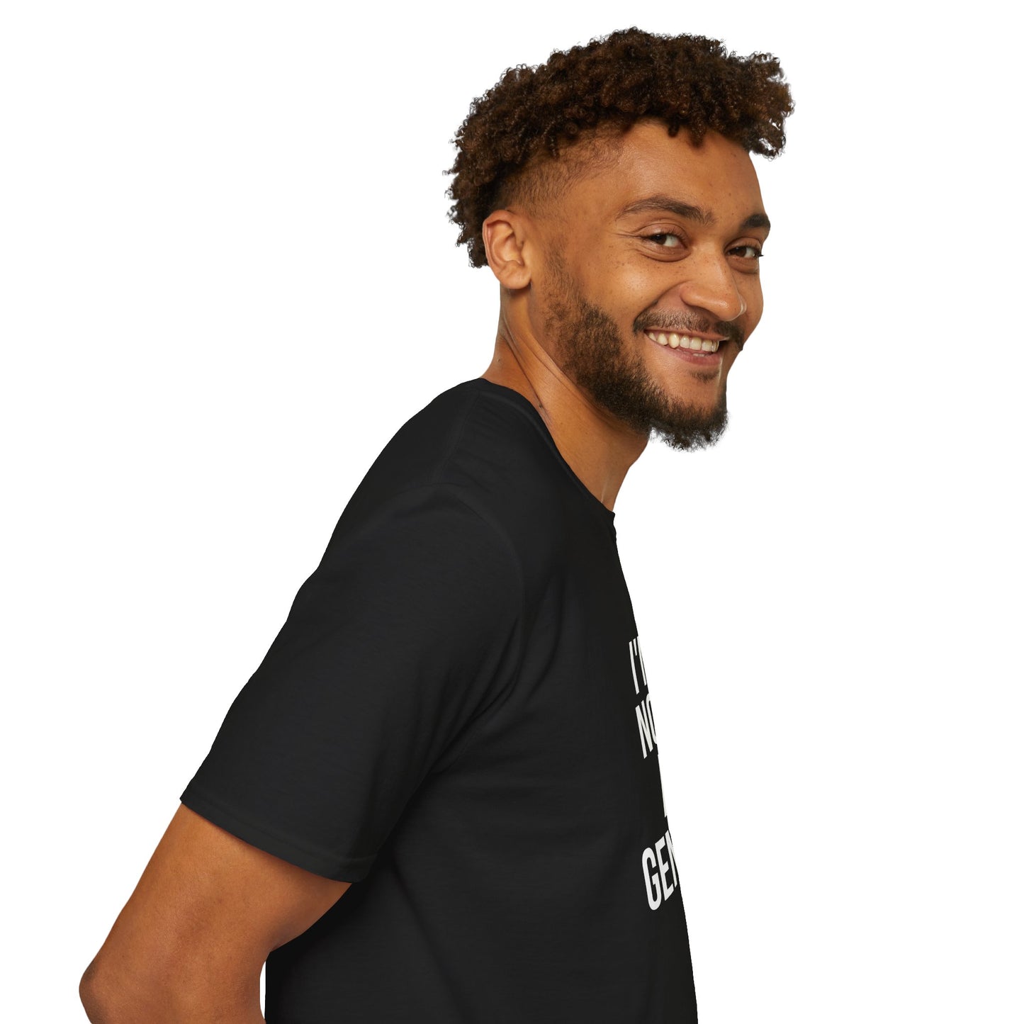 "I’m Not a Genius" Human-First Unisex T-Shirt (Black) | CKC Cares