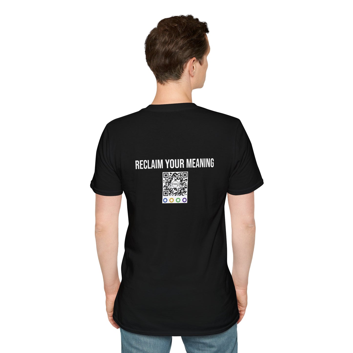 DE-AI-IFY ‘Reclaim Your Meaning’ Human-First Unisex T-Shirt (Black) | CKC Cares
