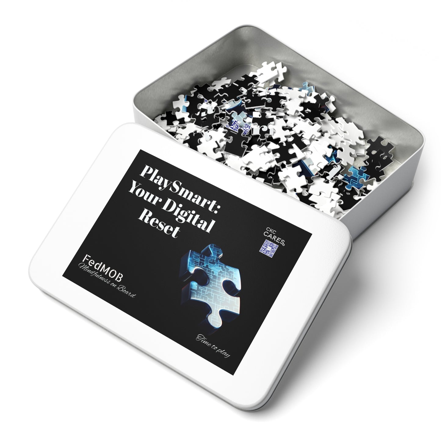 FedMOB Jigsaw Puzzle with Tin