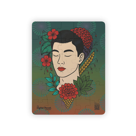 Garden Grace - 30-Piece Mindful Focus Puzzle w/cybersecurity awareness studio