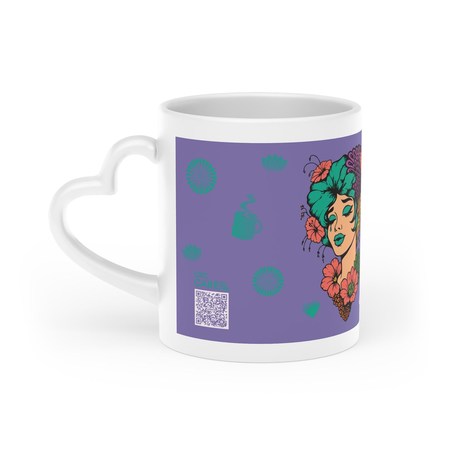 FedMUG Heart-Shaped Mug (Girl 2)