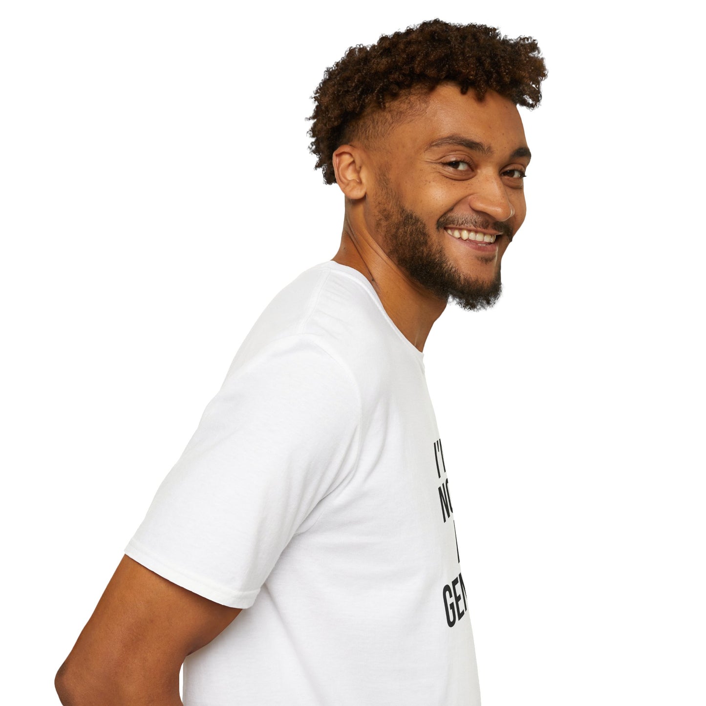 "I’m Not a Genius" Human-First Unisex T-Shirt (White) | CKC Cares